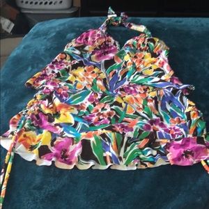 Allen B 2 piece swimsuit. Bottoms 8 and top is 10.